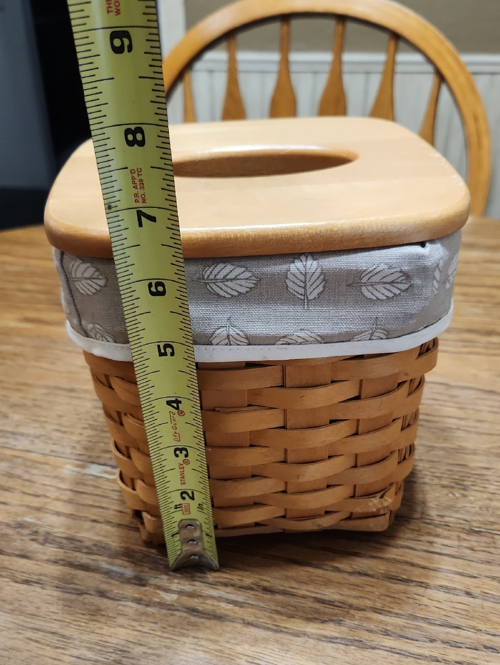 Longaberger Tissue Basket 2000 - Picture 4 of 8
